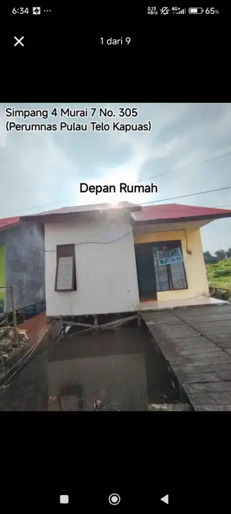 DIJUAL CEPAT RUMAH BERSERTIFIKAT SIMPANG 4 MURAI 7