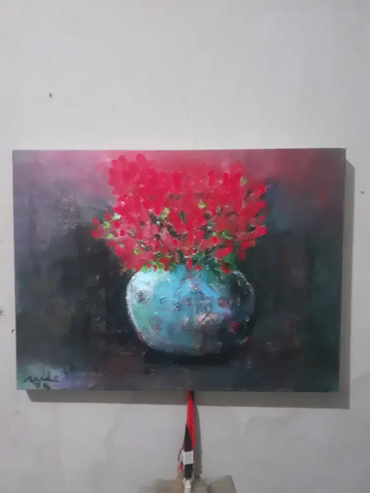 Jual lukisan bunga