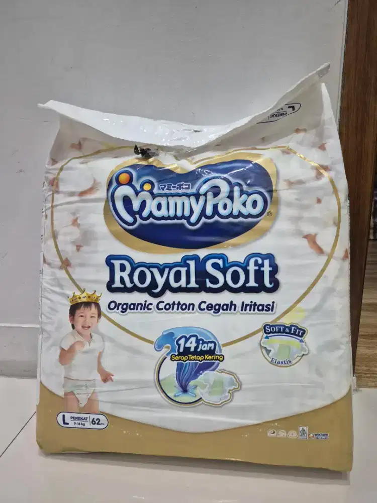 Popok Mamypoko Royal Soft Ukuran L (9-14 kg)
