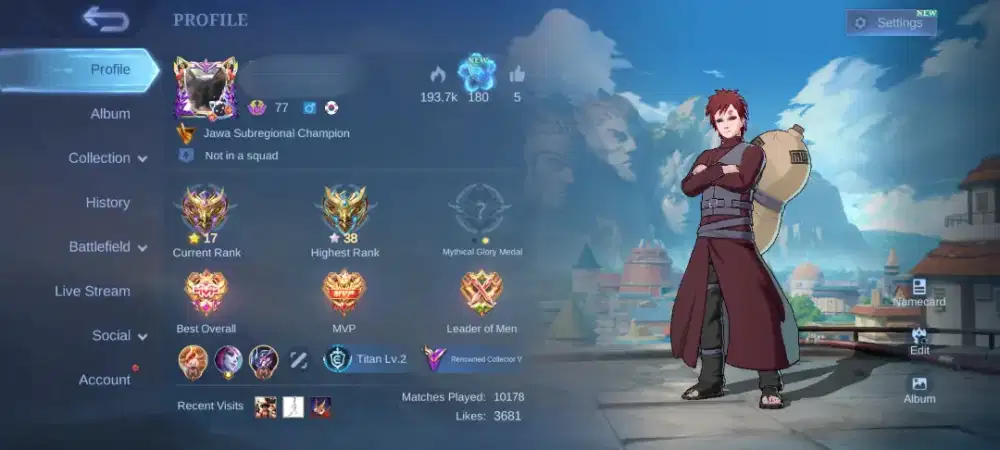 akun ml mobile legend allkos aman akun pribadi