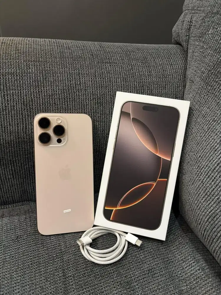 iPhone 16 Pro Max 1TB 1 TB Dessert Titanium Garansi Resmi iBox ON