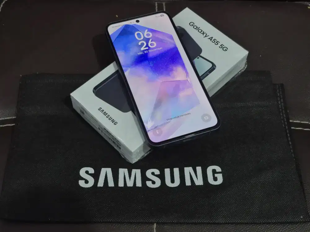 Samsung A55 5G 8/256 Fullset Garansi Maret 2026