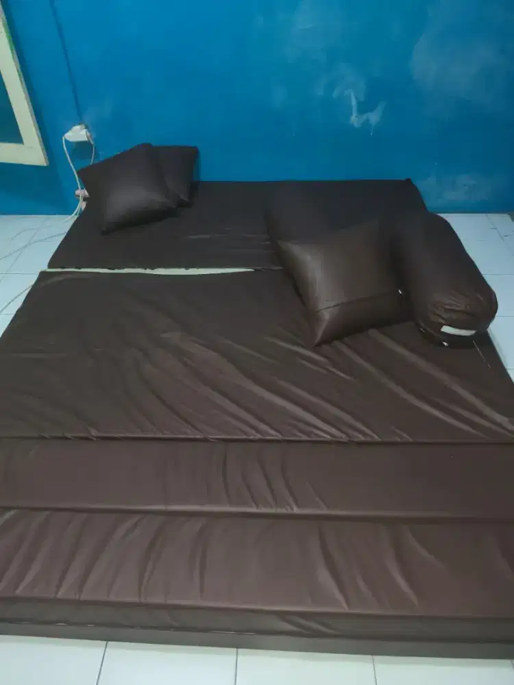 Jual Sofa Bed Warna Coklat