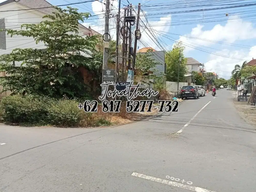 Tanah Premium Dijual di Jalan Raya Tukad Batanghari Renon Denpasar - LSKT