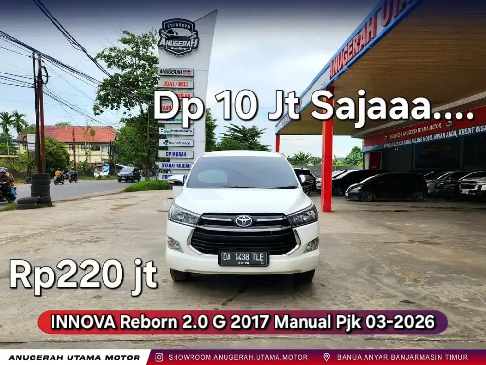 Dp10jt INNOVA Reborn G 2017 MT istimewa