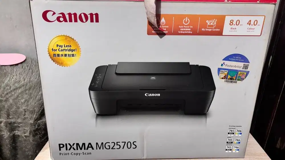 Canon Printer PIXMA MG2570S (Print - Scan - Copy)