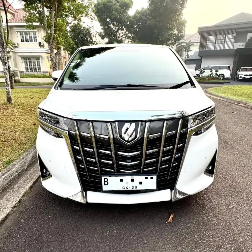 Mobil Toyota Alphard 2.5G tahun 2018 White Tangerang