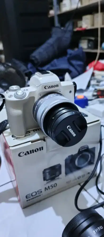 Canon M50 + lensa 50mm