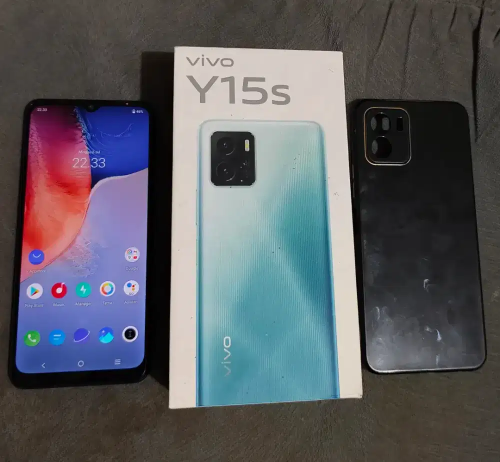 Vivo Y15s ram 6/32Gb finger print