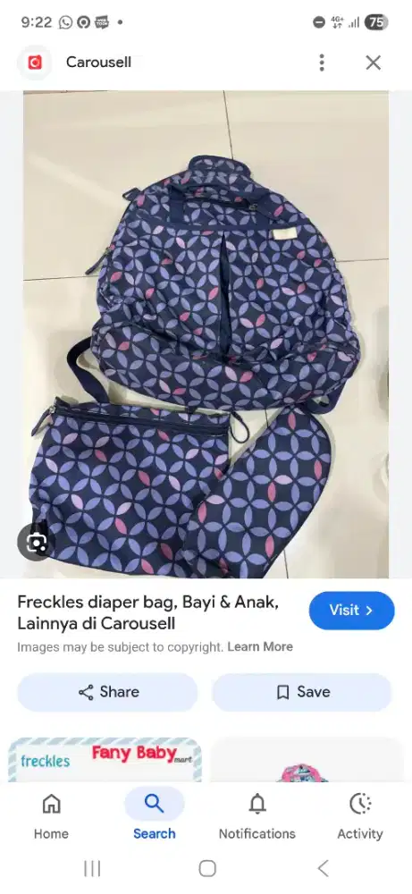 Tas bayi okiedog frecles