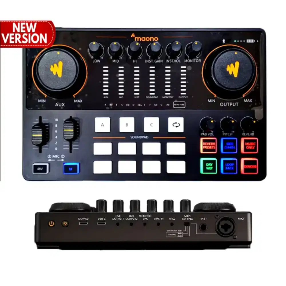 Soundcard Maonocaster Ame 2 Live Streaming & StereoLive Streaming Dock