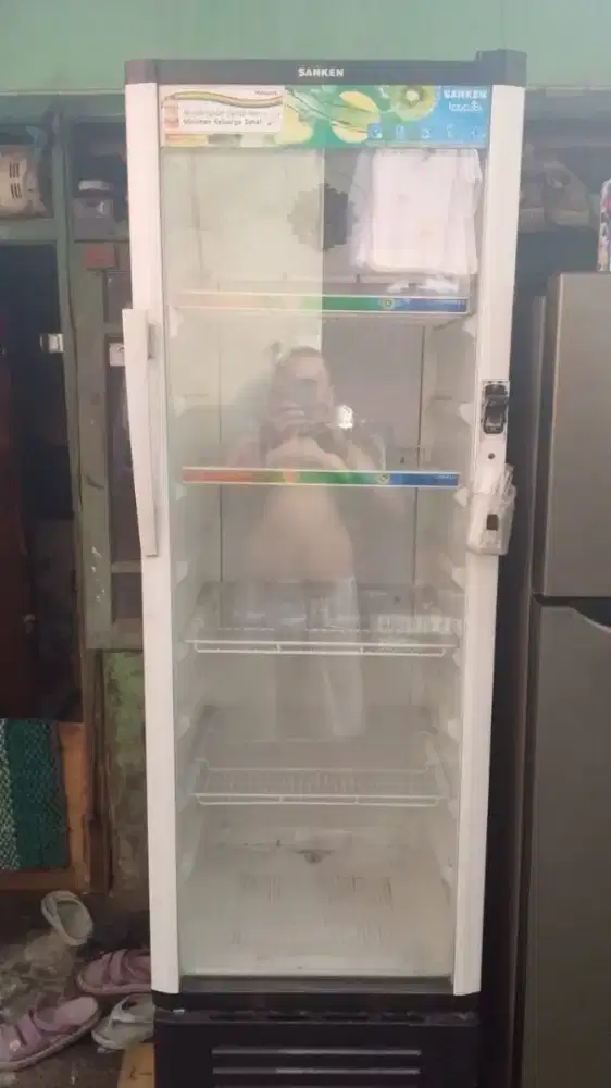 Showcase/Kulkas Sanken JUMBO GRATIS ANTAR Nego