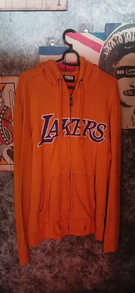 Jaket hoodie lakers