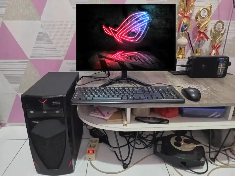 PC GAMING DESIGN + LCD + RAM 8 GB + VGA 1 GB + HD 500 GB + GAMES APP