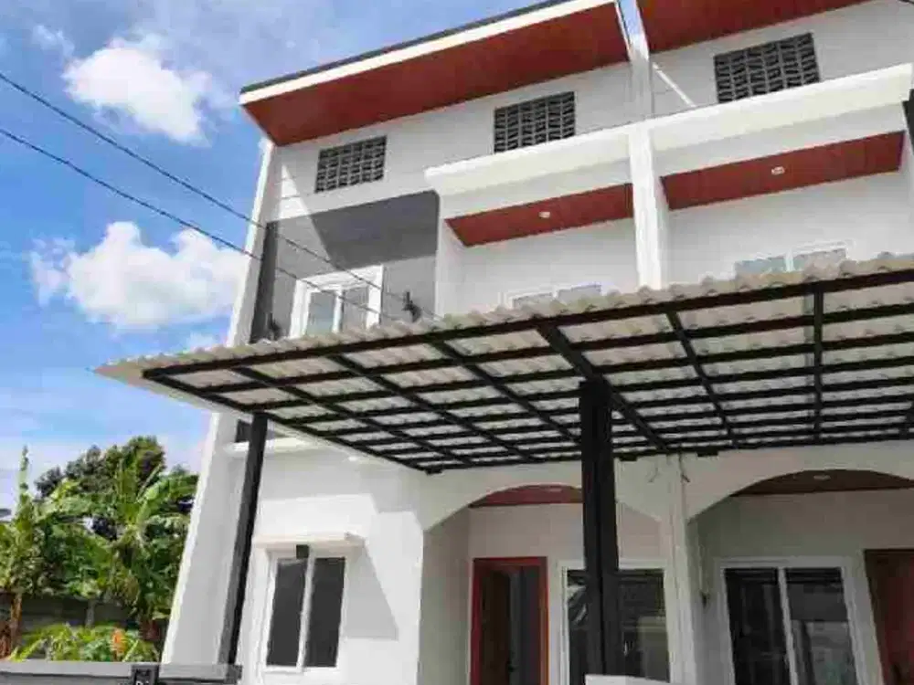 rumah cantik 2 lantai disewakan, siap huni