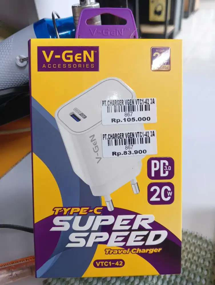 CHARGER VGEN VTC1-42 3A | ATLANTIS DAHSYAT