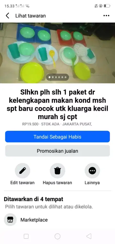 Slhkn plh slh 1 paket dr kelengkapan dapur kond spt baru mgkn.perlu
