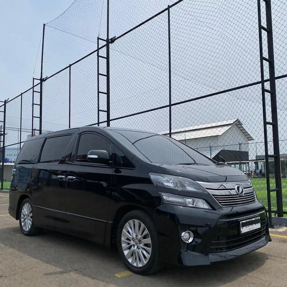 TOYOTA VELLFIRE ZG 2.4 AT 2012 AUDIOLESS BLACK ON BLACK