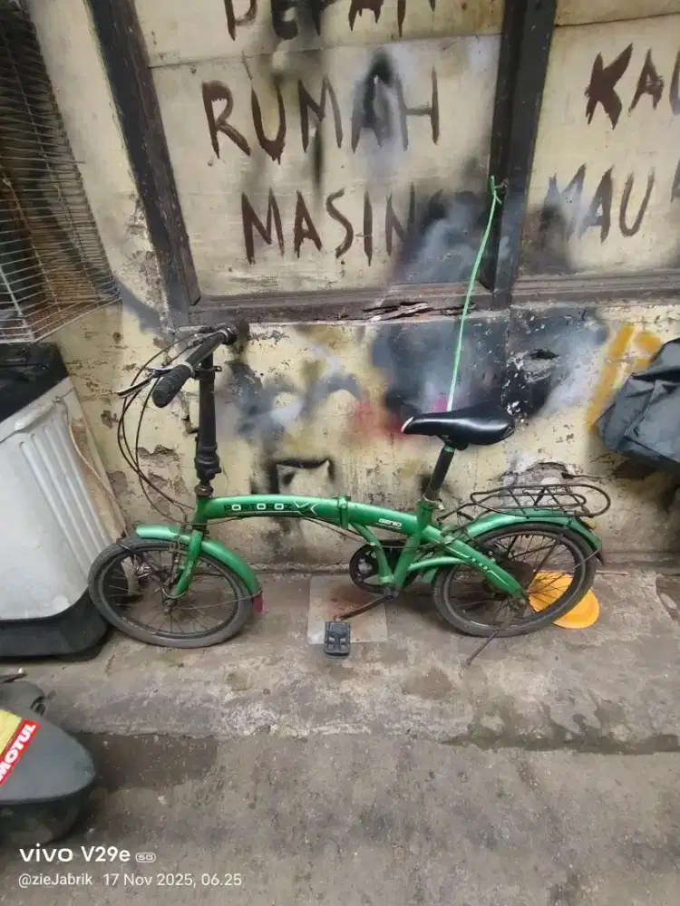 Sepeda lipet ukuran 20 siap pakai
Mahar 250