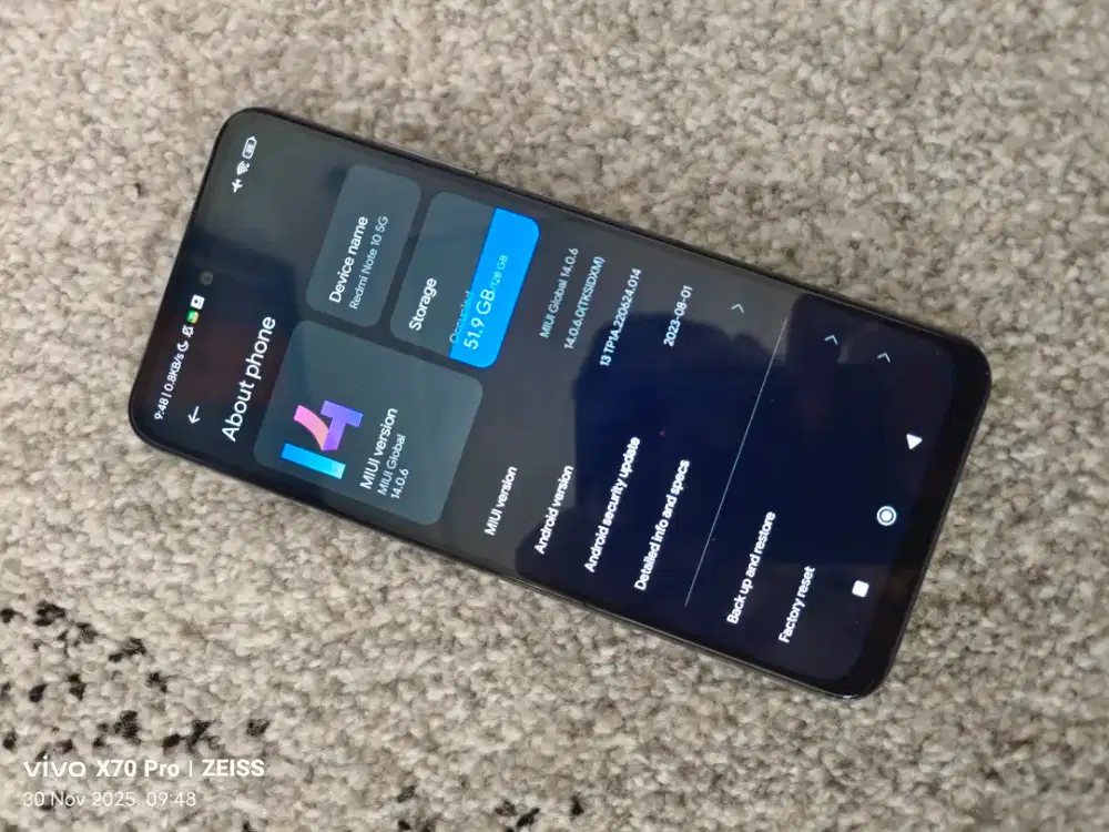 Redmi Note 10 5G, Ram 8/128 GB