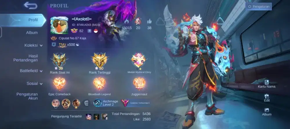 Akun Mobile Legend / MLBB