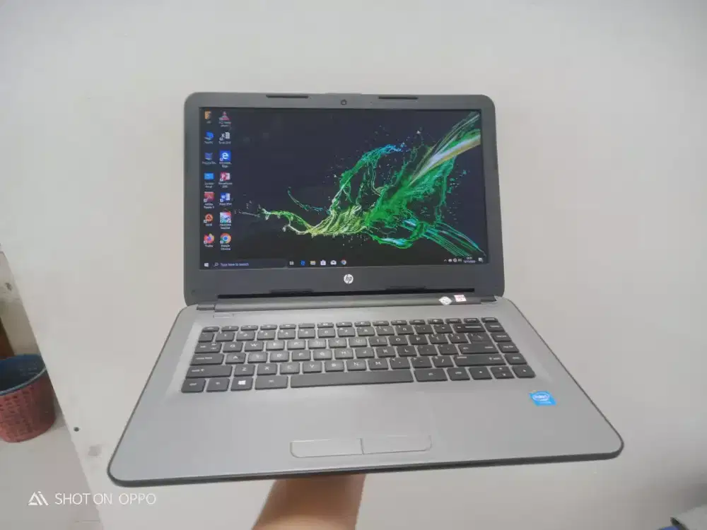 JUAL LAPTO HP 14 CEL N3060 RAM 4GB SSD 256GB LED 14INC WINDOWS 10