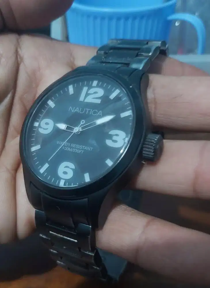 Náutica Quartz Original. Dimensi Besar.