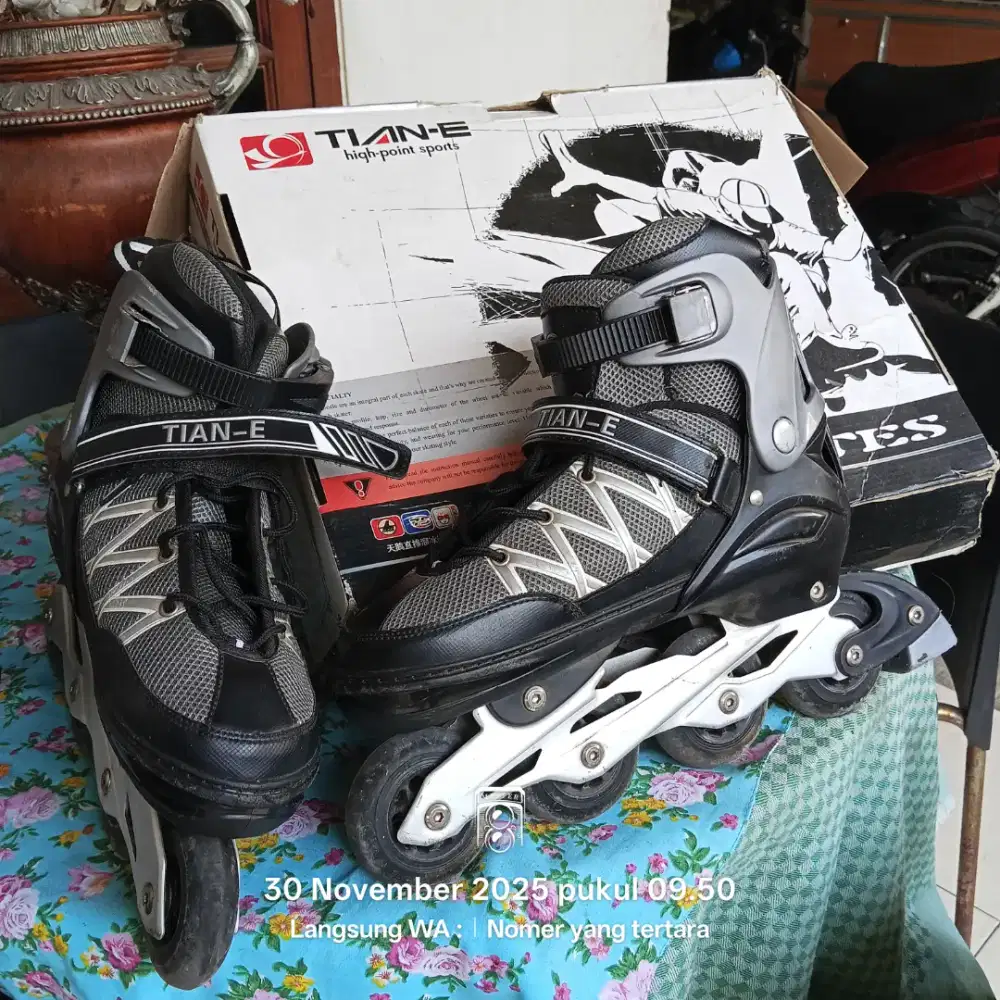 Sepatu Roda Inline Skate Tian E 39-42