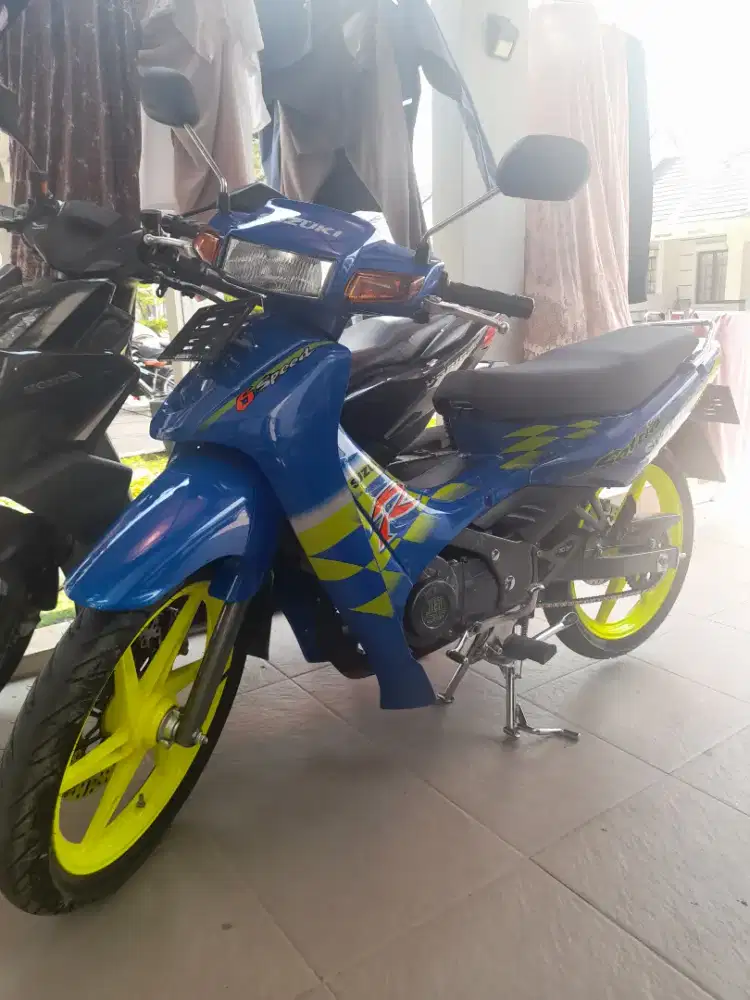 Satria 120cc tahun 2002 restorasi ori full