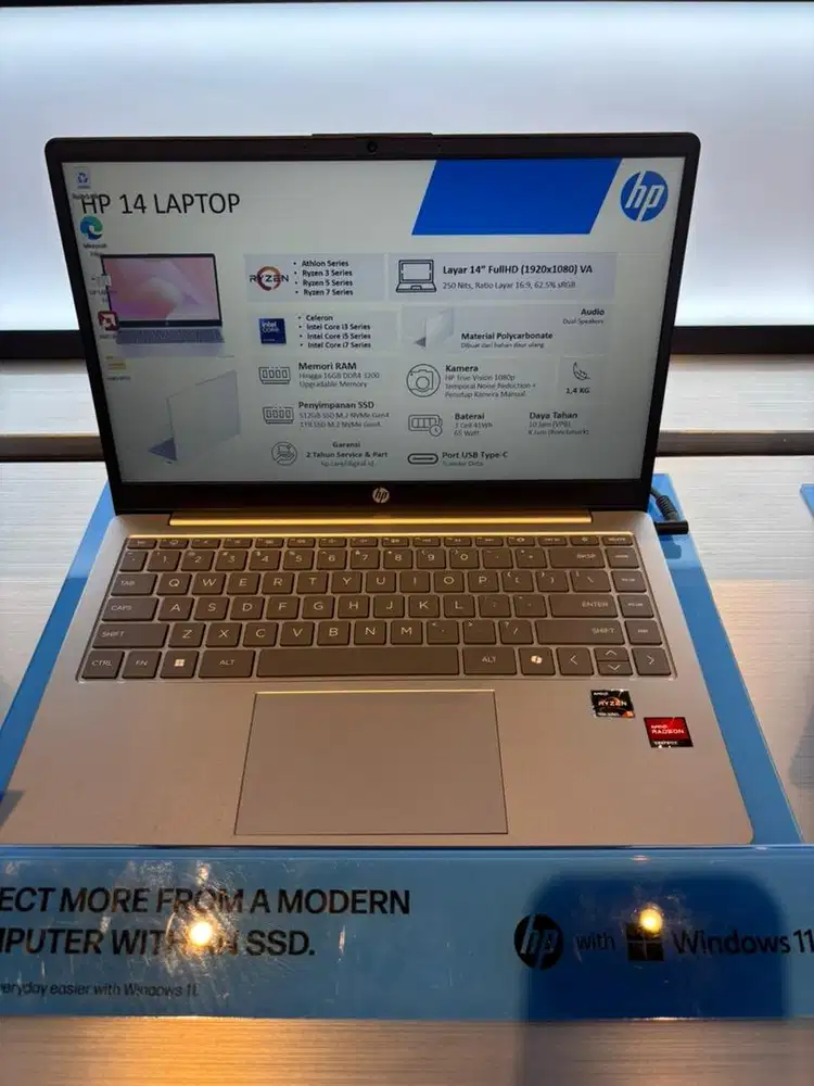 CICILAN LAPTOP HP AMD RYZEN 5 8 Gb/512 Gb PROMO BUNGA 0%