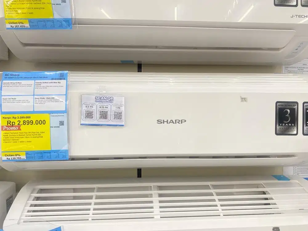 Ready AC 0.5 PK  Sharp #BisaCicilanPakaiKREDIVO