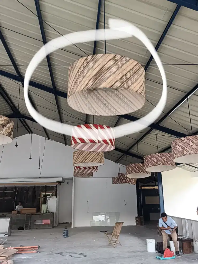 Kap lampu 1 x 1 meter