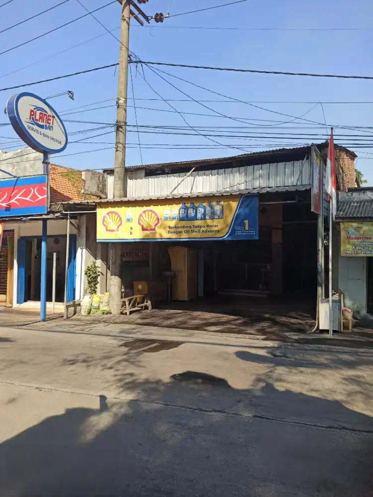 Jual Usaha Bengkel + Rumah