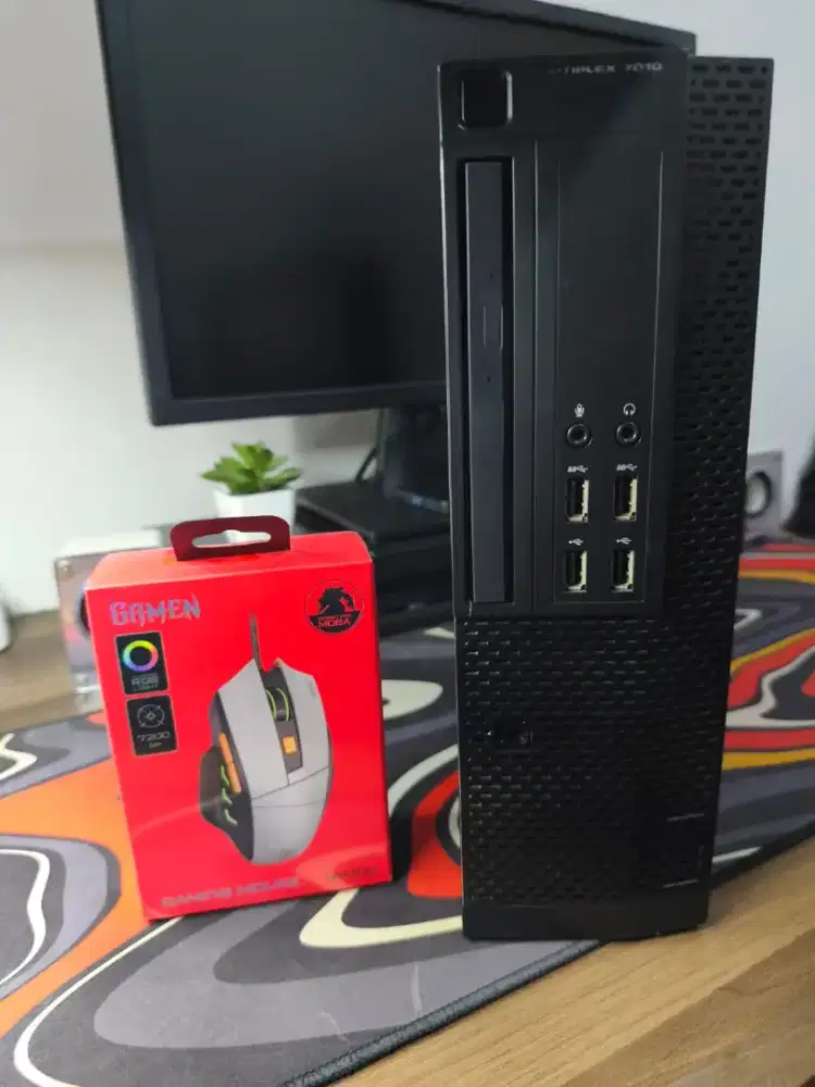 PC KERJA & GAMING RINGAN. DELL OPTIPLEX 7010 i7-3770 & GTX 1050 2GB