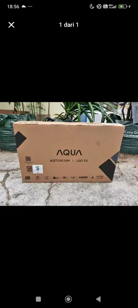 Dijual TV LED digital merek aqua 32 inci