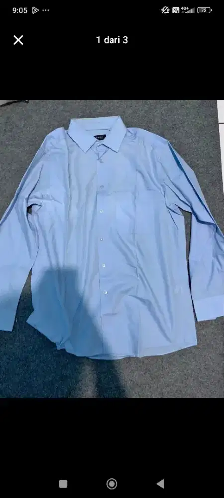 Dijual kemeja biru