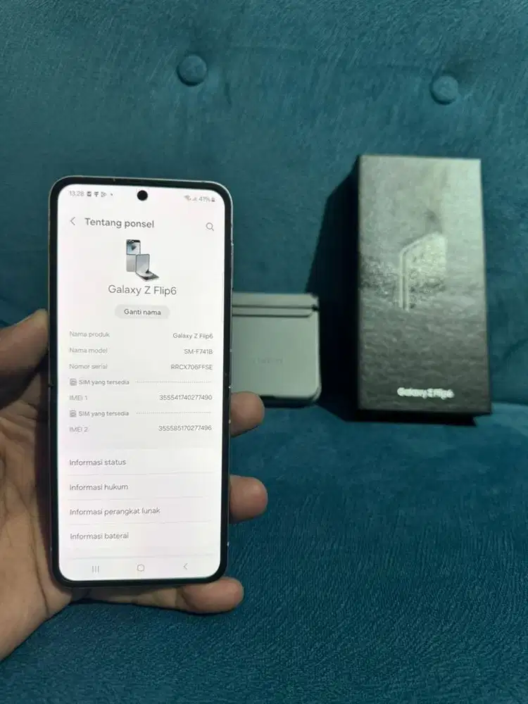 Samsung Zflip 6 12/256gb Fullset original