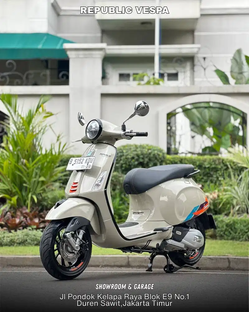 PIAGGIO VESPA PRIMAVERA S150 IGET ABS LED TH 2023 WARNA BEIGE SABBIA P