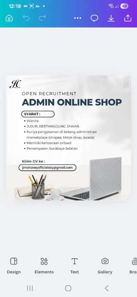 ADMIN ONLINE SHOP