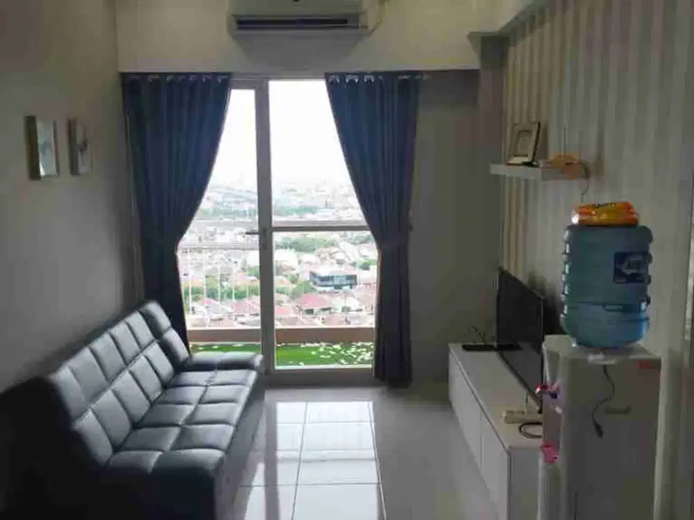 disewakan apartemen puncak dharmahusada tower A full furnish luas 56