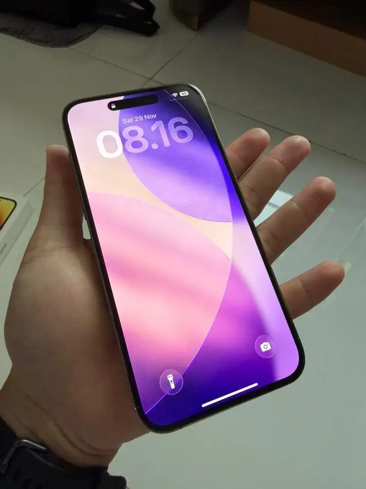 Iphone 14 Pro Max 256GB Gold Pemakaian Sendiri (IBOX)