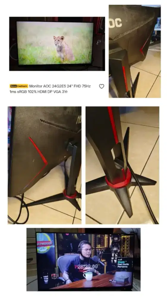 Dijual monitor mau ganti baru soalnya