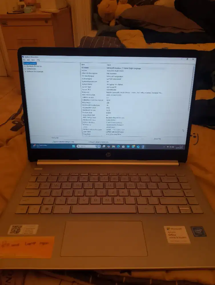 Hp laptop 14s dq0xxx