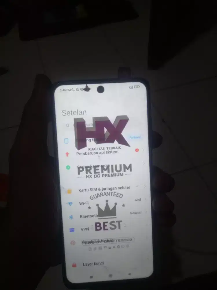 Service hp lcd baterai