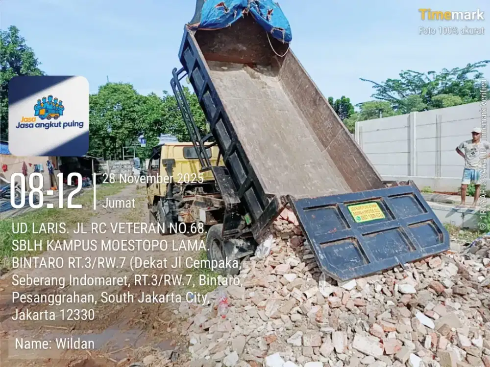 Jasa pengurugan dan buang puing