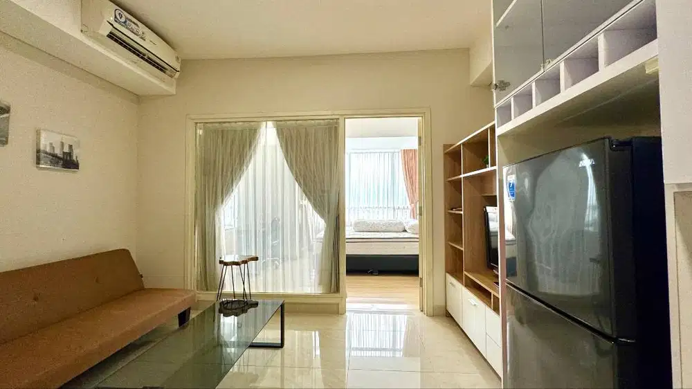 Disewakan Apartemen Skandinavia 1BR Full Furnished Lt 18 Siap Huni