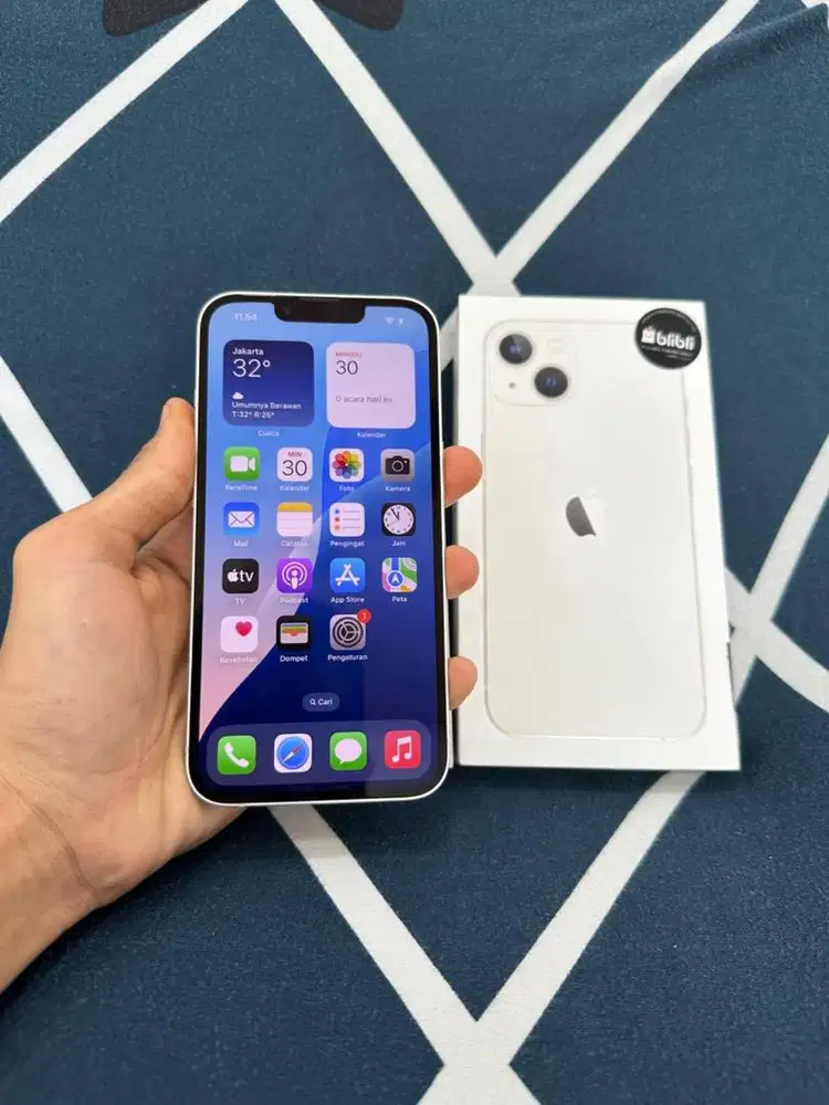 iPhone 13 128Gb Starlight Resmi iBox
