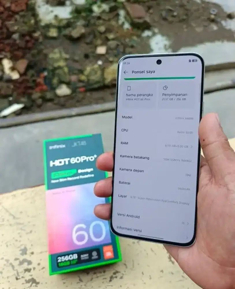 Infinix HOT 60 PRO PLUS 8/256GB Lengkap Mulus No Minus