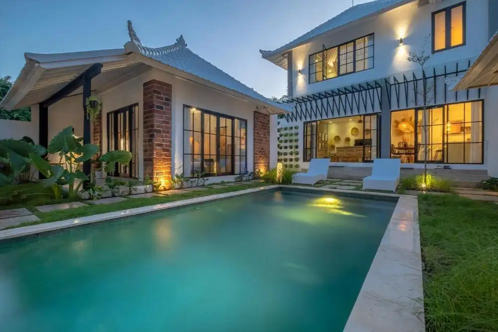 Villa Moderent Minimalis Full Furnished Di Tumbak Bayuh Canggu brawe
