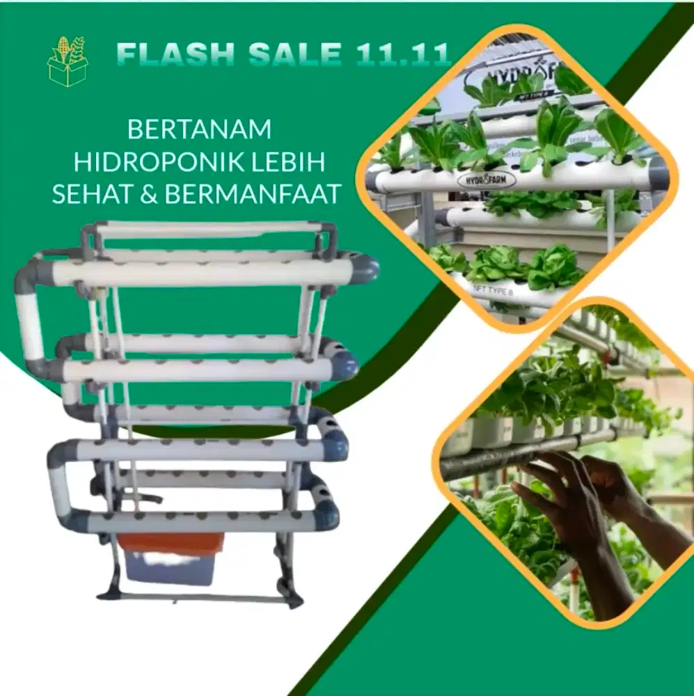 Modul Tanaman Hidroponik 60 Lubang Model Terbaru